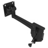 Monitor Mount, Tilt & Swivel, Single Arm, With VESA Mounting Plate, Rail Mount, Aluminum Alloy, Powder Coat, Black - AV-D32-23A171-50 - Southco