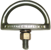 Protecta PRO Silver Zinc Plated Steel Anchor - Single D-Ring - 1/2 in Width - 3.6 in Length - 648250-14010 -- 648250-14010