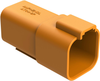 Automotive Housing, Rcpt, 6Pos, 13A, Org; Product Range Amphenol Sine/tuchel - 36AJ7953 - Newark, An Avnet Company