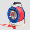Test lead 200 m for earth resistance measurements (on a reel) red -- WAPRZ200REBBSZ