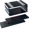 ALUMINUM ENCLOSURE, 2 PLATES, 8 SCREWS,BLACK ANODIZED, 1.18 H X 2.5 W X 4.72 L - 70020237 - Allied Electronics, Inc.
