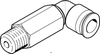 Push-in L-fitting, long - QBMLL-1/8-1/8-U - Festo Corporation