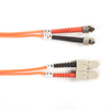 5m (16.4ft) STSC OR OM2 MM Fiber Patch Cable INDR Zip OFNR - FO50-005M-STSC - Black Box