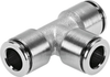 Push-in T-connector - NPQH-T-Q8-E-P10 - Festo Corporation