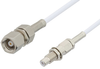 SMC Plug to SMC Jack Bulkhead Cable 24 Inch Length Using RG196 Coax - PE33688-24 - Pasternack