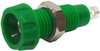 Banana Jack, Rca/phono 10A Solder, Green; Gender Deltron Components - 45M6892 - Newark, An Avnet Company