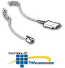 Plantronics Light Weighted Quick Disconnect Coiled Phone.. - 40702-01 - TelephoneStuff.com