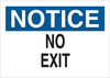 Exit & Directional Sign - 25762 - Brady Corporation