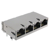 Modular/Ethernet Connector (RJ45) Jacks With Magnetics -- 0826-1A4T-23-F-ND - Image