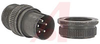 connector,metal circular,str plug,solidbkshl,size 14s,5 #16 solder pin contact - 70143523 - Allied Electronics, Inc.