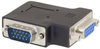 HD15 Male to HD15 Female Right Angle Adapter - MVAC00001 - MilesTek Corporation