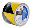 3M 5702 Black / Yellow Warning Tape - 3 in Width x 36 yd Length - 5.4 mil Thick - 68826 - 051115-68826 - R. S. Hughes Company, Inc.