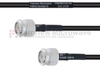 TNC Male to TNC Male MIL-DTL-17 Cable M17/28-RG58 Coax in 72 Inch - FMHR0124-72 - Fairview Microwave Inc.