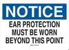 Ear Protection Sign - 43064 - Brady Corporation