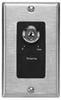 Attenuator-100W, Keylock, 70V/25V, 1-gang Decora, Black - KL100-DB - Visual Sound, Inc.