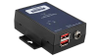 ULI-422C - USB 2.0 Isolator, 4 kV, High Retention Connectors. 2 Ports, Panel Mount Case -- BB-UHR402 - Image
