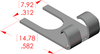 Side Flag Ring Spade Terminal - 05380 - ETCO Incorporated