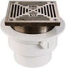 PVC/ABS Adjustable Floor Cleanout w/Square Top -- CO12-SQ - Image