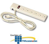Leviton 6-Outlet Plug Strip with 6' Power Cord -- 4800-PS - Image
