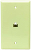 Wall Plate, Abs / Pc, 1 Module, Ivory; Lan Category Multicomp - 52N9502 - Newark, An Avnet Company