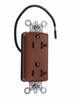 PlugTail Split Circuit Receptacle -- PT26362SCRED - Image