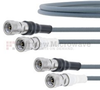 Skew Matched Pair 2.92mm Male to 2.92mm Male Cable FM-125LLS Coax in 24 Inch and RoHS - FMCA1557-24 - Fairview Microwave Inc.