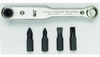 Five Piece Offset Ratchet Screwdriver Set; Kit Contents General Tools - 85W1874 - Newark, An Avnet Company