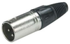 3P XLR Plug Microphone Connector - 202402 - Computer Network Accessories, Inc.