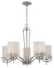 LS-18015SS/FRO Mid. Chandeliers-Glass Up - 307973 - Capital Lighting, Inc.