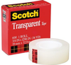 3M Scotch 600 Clear Box Sealing Tape - 3/4 in Width x 1296 in Length - 2.3 mil Thick - 07457 - 021200-07457 - R. S. Hughes Company, Inc.