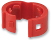 Cable Clip, Patch Cord, Red, Pk25; Cable Clamp / Clip Type Panduit - 51R7042 - Newark, An Avnet Company