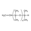 α-monoVINYL-Ω-monoHYDRIDE TERMINATED POLYDIMETHYLSILOXANE, 150-250 cSt -- DMS-HV22 - Image
