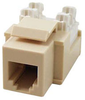 RJ11/12 Keystone Jack, 110 Type, Ivory - 43-008IV - Computer Network Accessories, Inc.