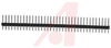 Header; Pin Strip; 36; Flange; 4-40; Copper Alloy; 2.5 A; Black Insulation - 70114989 - Allied Electronics, Inc.