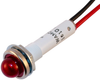 Panel Mount Indicator, Led, 9.65Mm, Red, 14V; Led Color Wamco - 86T5757 - Newark, An Avnet Company