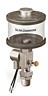 Clear View Single Feed Electro Lubricator, 9 oz Pyrex Reservoir, 1/2” Male NPT, 24VDC - B4460-009PB024D4W - Oil-Rite Corp.