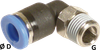 90° Elbow Male Connector - Image