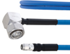 Plenum Low PIM RA 4.3-10 Male to SMA Male Cable SPP-250-LLPL Coax in 200 cm Using Times Microwave Parts and RoHS - FMCA1915-200CM - Fairview Microwave Inc.