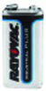 Alkaline Battery, 9V; Battery Voltage Rayovac - 92C2777 - Newark, An Avnet Company