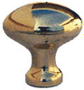 Solid Brass Egg 1 Inch Cabinet Knob, Polished.. - 817106 - HardwareSource, Inc.