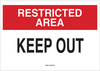Admittance Sign - 22181 - Brady Corporation