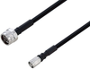 Outdoor Rated N Male to NEX10 Male Low PIM Cable 60 Inch Length Using SPO-250 Coax Using Times Microwave Parts - PE3C6347-60 - Pasternack