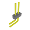 Headers, Male Pins - 612-HMTSW-101-22-LM-D-290-RA-ND - DigiKey