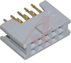 Polarized Boardmount Socket (10 pos) .100 centerline straight solder tails - 70114388 - Allied Electronics, Inc.