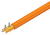 Safe-Lec 2 Conductor Bar 250A Copper, Orange PVC Cover, w/ Splice Joint, 4.5M -- XA-310401-J - Image