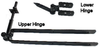 24 Inch Black Fieldgate Gate Hinge - 215528 - HardwareSource, Inc.