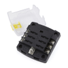 Blue Sea Systems 5028 ST Blade Fuse Block, 6 Circuits with Cover - Bulk Packaging -- 78154B - Image