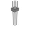 Headers, Male Pins - 612-HTSW-102-12-T-D-ND - DigiKey