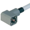 G-Series Power Single-Ended Cordset: Male, angled, 4-pin (3+PE), grey body, 230 V AC/DC, 10 A; PVC grey cable, 0.75 mm² - G 30 KW 3 M - Belden Inc.