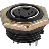 4-pole, Socket, PCB terminals, DIN Plug/Socket -- 4850.2400 - Image
